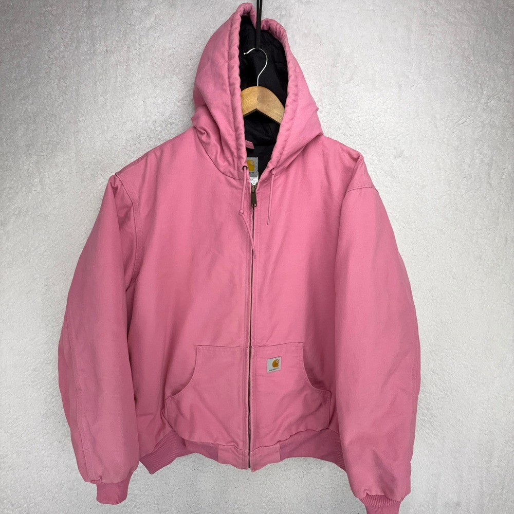 Carhartt Active Jacket Quilt Lined Womens 2XL WJ130 PKR Pink Rose‎ EUC